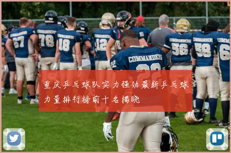 重庆乒乓球队实力强劲最新乒乓球力量排行榜前十名揭晓